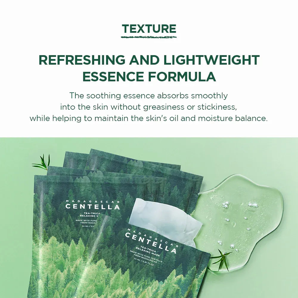 Skin1004 Madagascar Centella Tea-Trica Relaxing Mask 1pcs