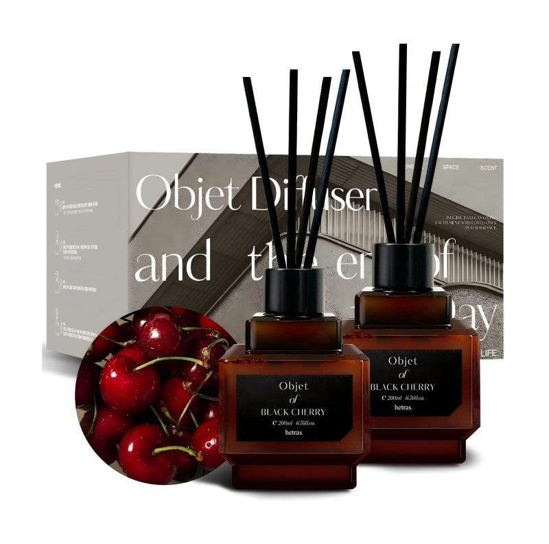 Hetras Objet Reed Diffuser #01 Black Cherry 200ml*2