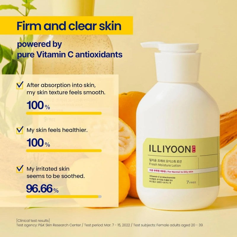 Illiyoon Fresh Moisture Body Lotion 350ml+75ml