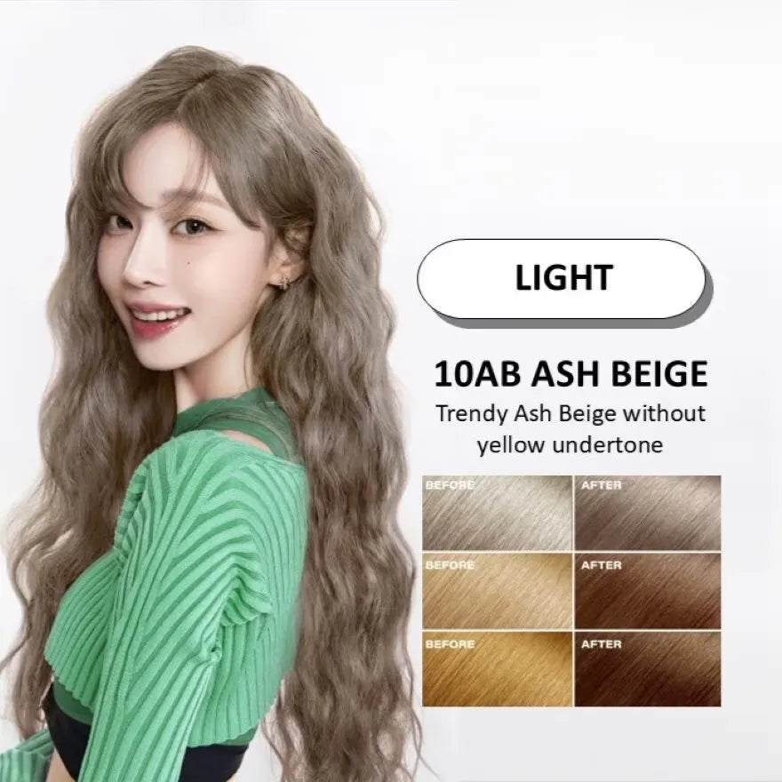 Mise En Scene爱茉莉植物泡沫染发剂#10AB米灰色