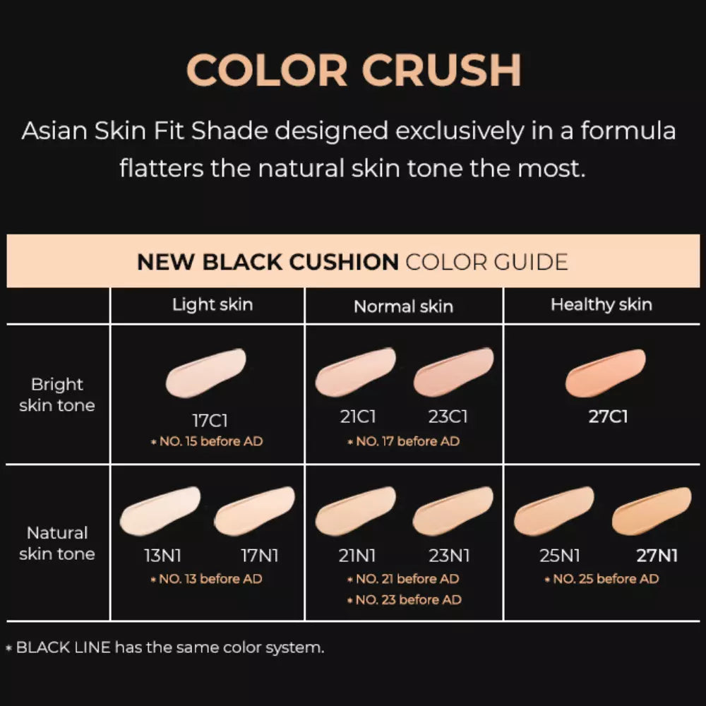 Hera Black Cushion Foundation #23N1 Beige