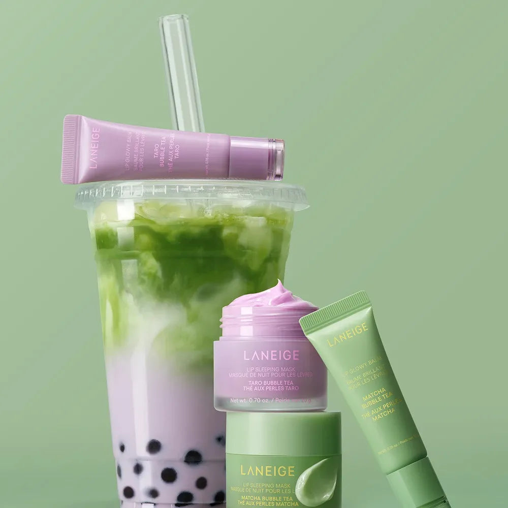 Laneige Lip Glowy Balm Matcha Bubble Tea 10g