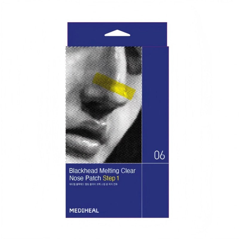 Mediheal Blackhead Melting Clear Nose Patch Step 1 6pcs