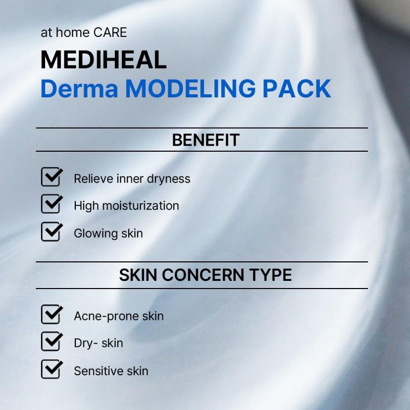 Mediheal Derma Modeling Pack Hyaluronate Moisture 28g