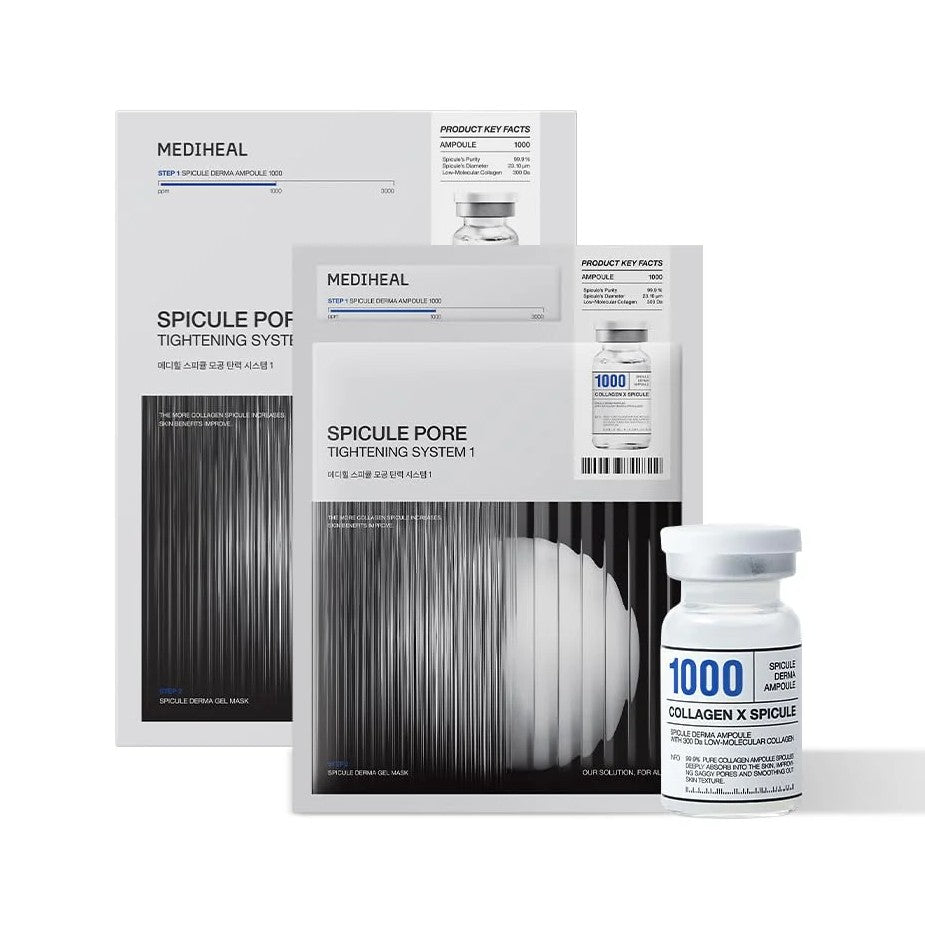 Mediheal Spicule Pore Tightening System 1000ppm Intensive Serum Mask 4pcs