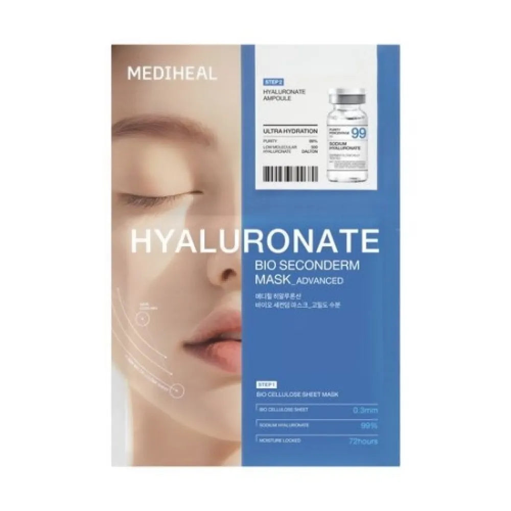 Mediheal Hyaluronate Bio Seconderm Mask Deep Moisturizing 1pcs