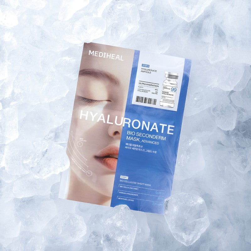 Mediheal Hyaluronate Bio Seconderm Mask Deep Moisturizing 10pcs