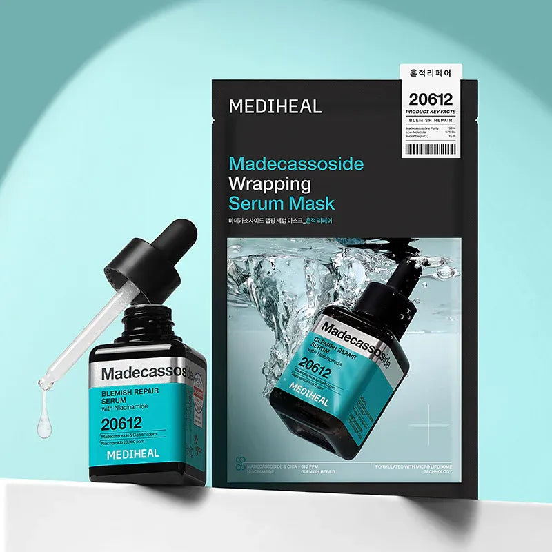 Mediheal Madecassoside Wrapping Serum Mask Blemish Repair 20612 10pcs