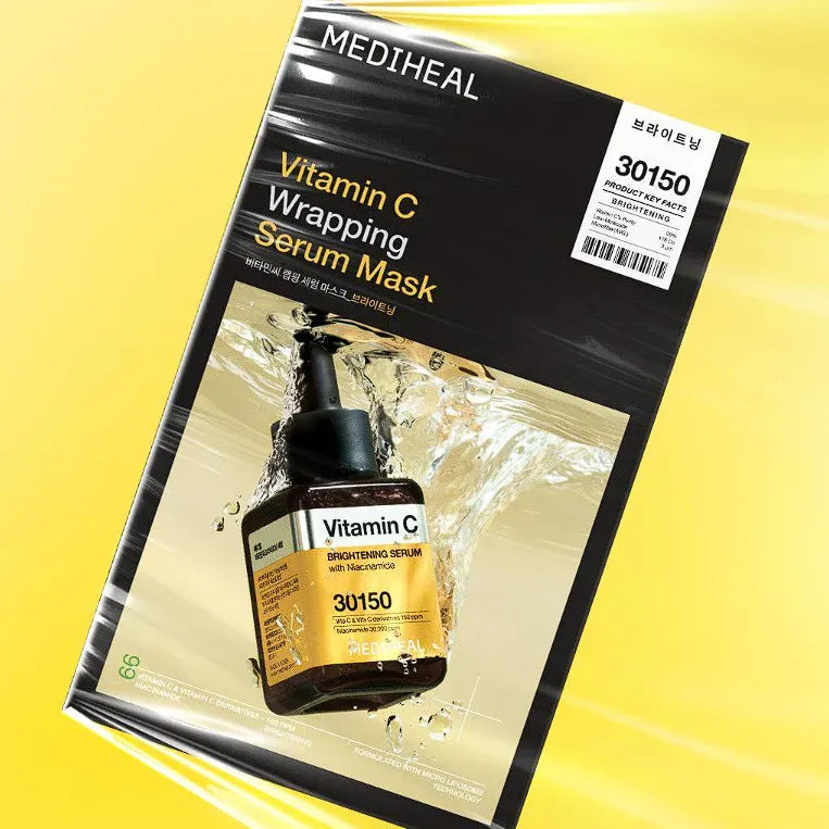 Mediheal Vitamin C Wrapping Serum Mask Brightening 30150 1pcs