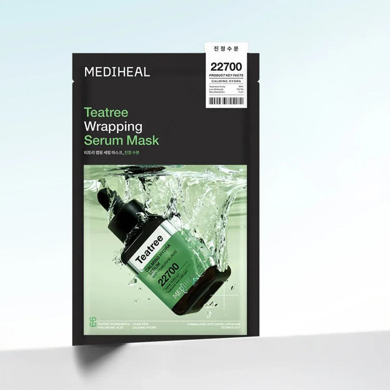 Mediheal Teatree Wrapping Serum Mask Calming Hydra 22700 10pcs