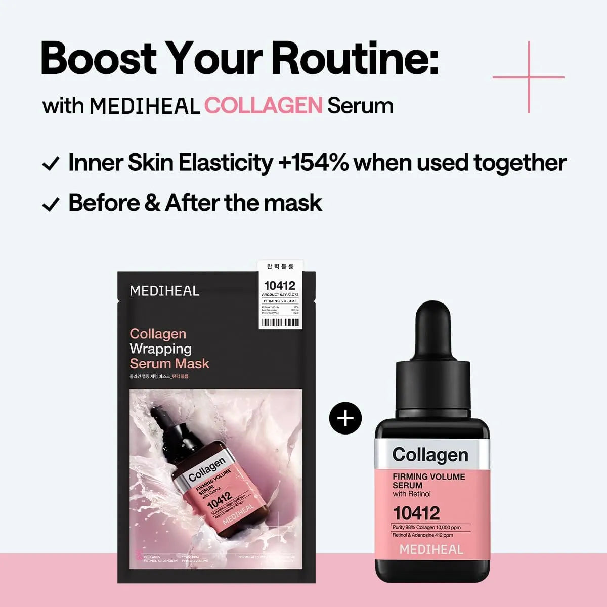 Mediheal Collagen Wrapping Serum Mask 10412 4pcs