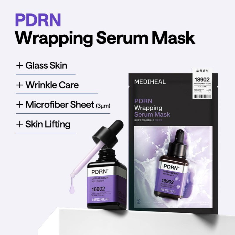 Mediheal PDRN Wrapping Serum Mask Lifting 18902 1pcs