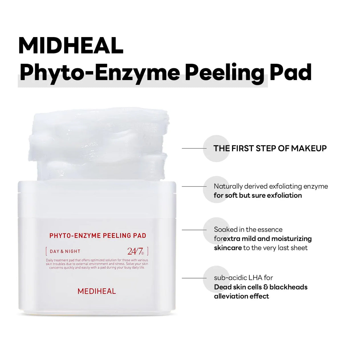 Mediheal Phyto-Enzyme Peeling Pad 90pcs
