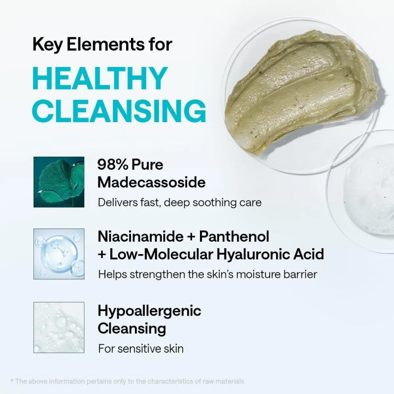 Mediheal Medecassoside Derma Cream Pack Cleanser 120ml