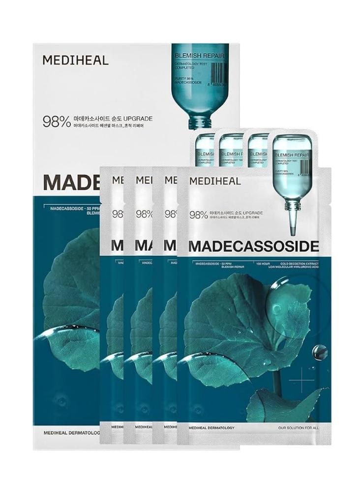 Mediheal Madecassoside Essential Mask Sheet Blemish Repair 10+2pcs