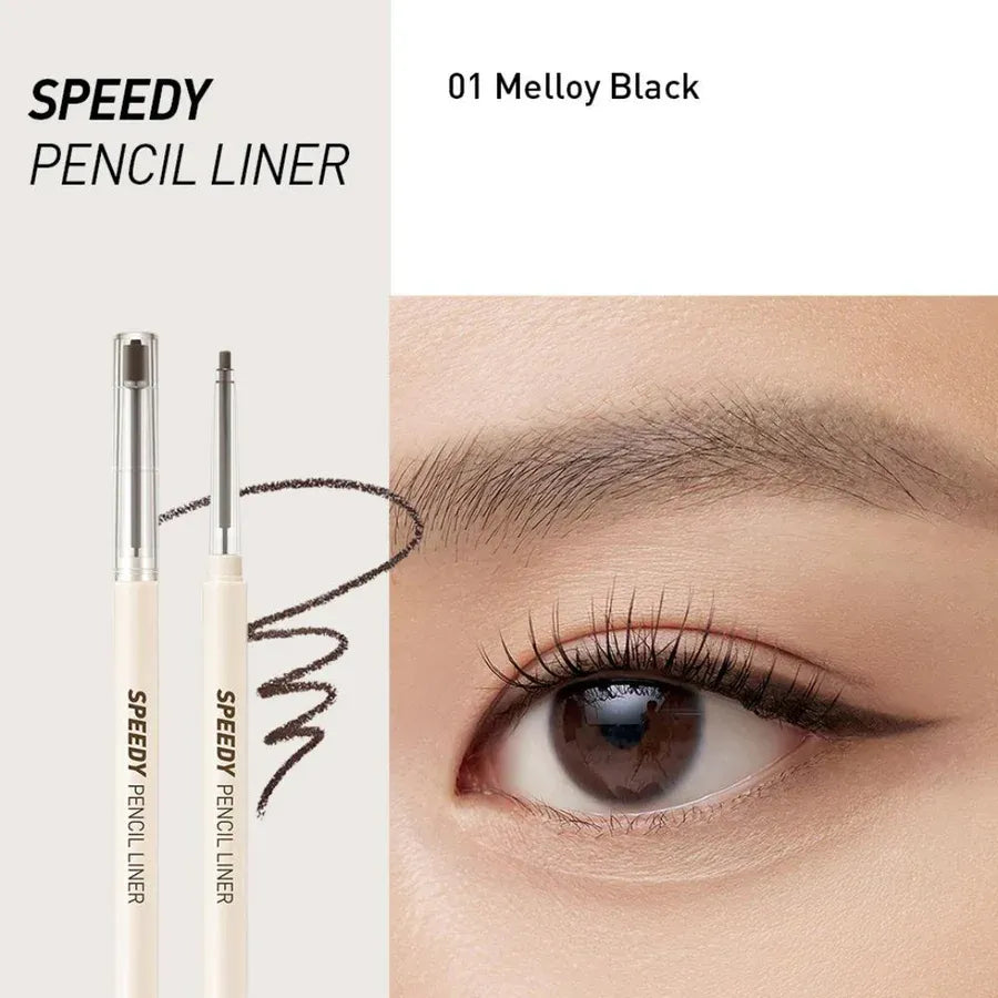 Peripera Speedy Pencil Liner #001 Melloy Black