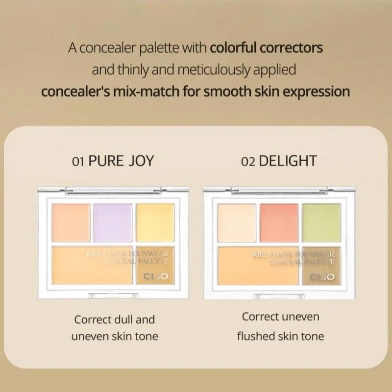 Clio Kill Cover Founwear Conceal Palette #01 PURE JOY