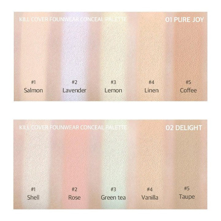 Clio Kill Cover Founwear Conceal Palette #01 PURE JOY