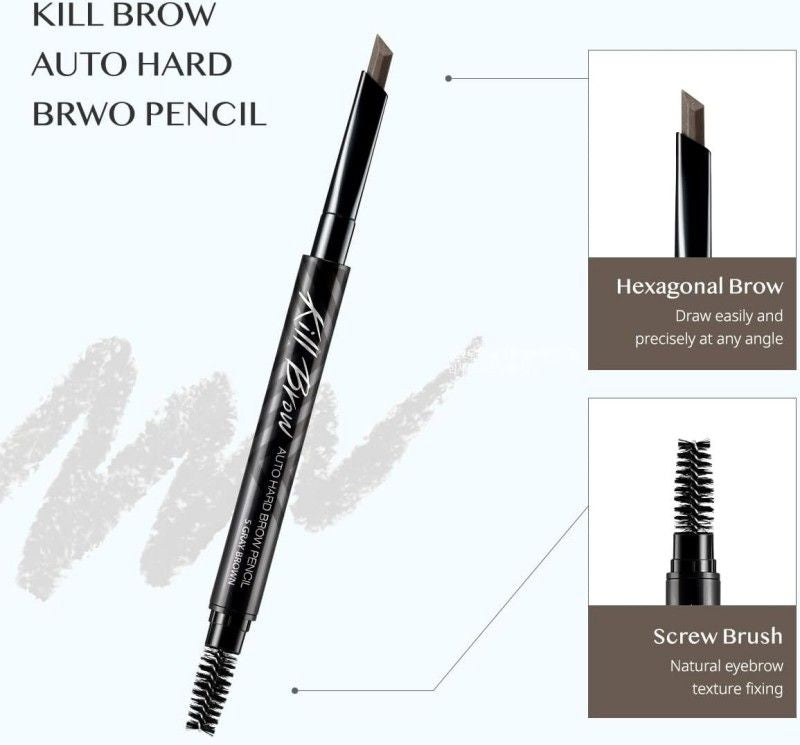 Clio Kill Brow Auto Hard Brow Pencil #01 Natural Brown