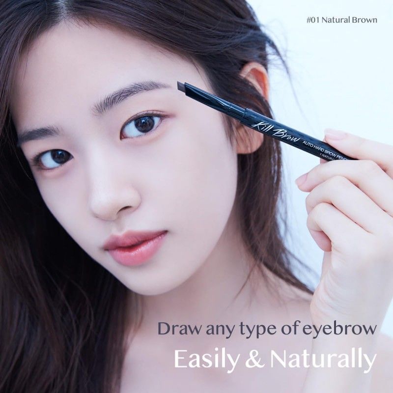 Clio Kill Brow Auto Hard Brow Pencil #01 Natural Brown