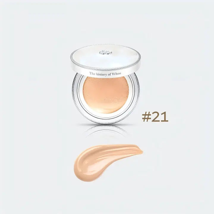 The Whoo Gongjinhyang Seol Radiant White Moisture Cushion (+ Refill*2 ) #21