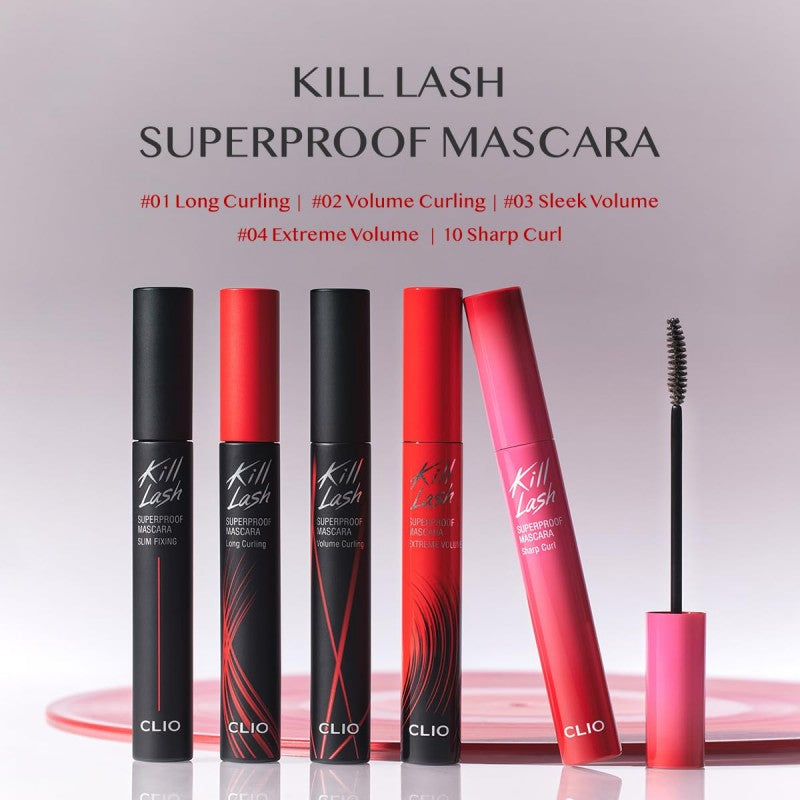 Clio Kill Lash Superproof Mascara #010 Sharp Curl Black