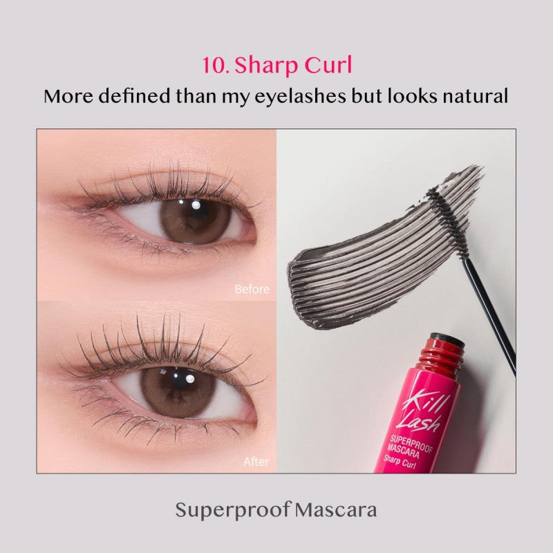 Clio Kill Lash Superproof Mascara #010 Sharp Curl Black