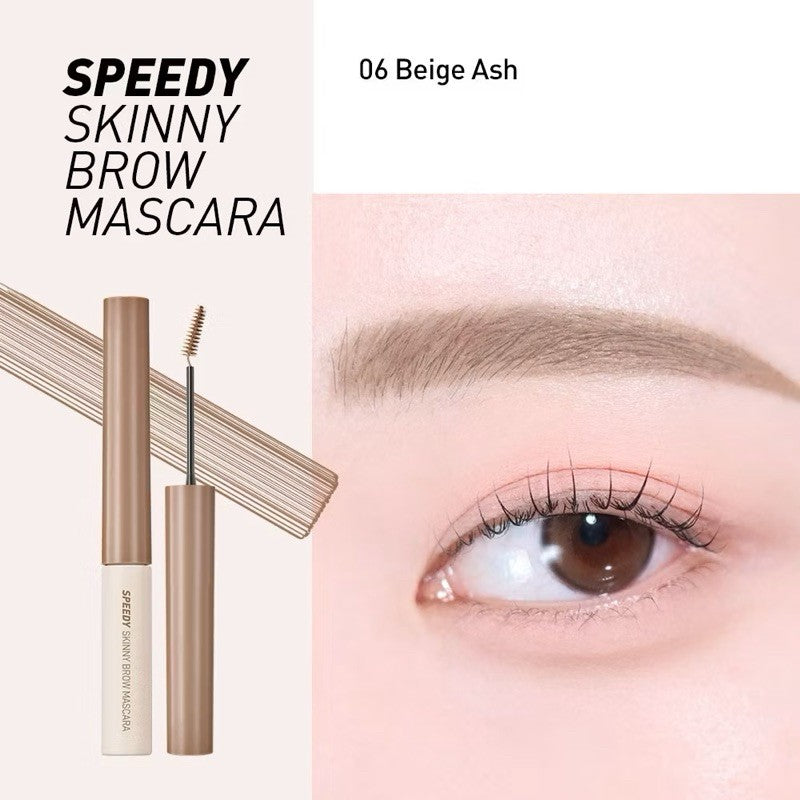 Peripera Speedy Skinny Brow Mascara #06 Beige Ash