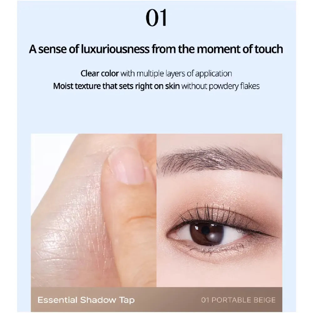 Clio Essential Shadow Tap #01 Portable Beige