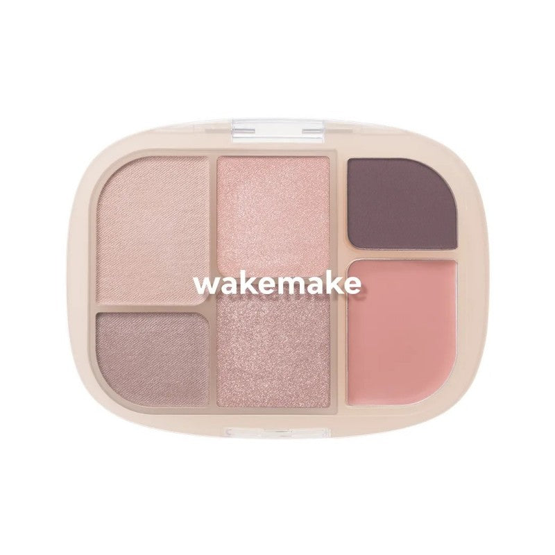 Wakemake Soft Sheer Multi Palette #6 Cream Brown