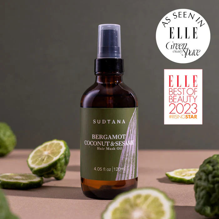 Sudtana Bergamot Coconut & Sesame Nourishing Hair Mask Oil 120ml