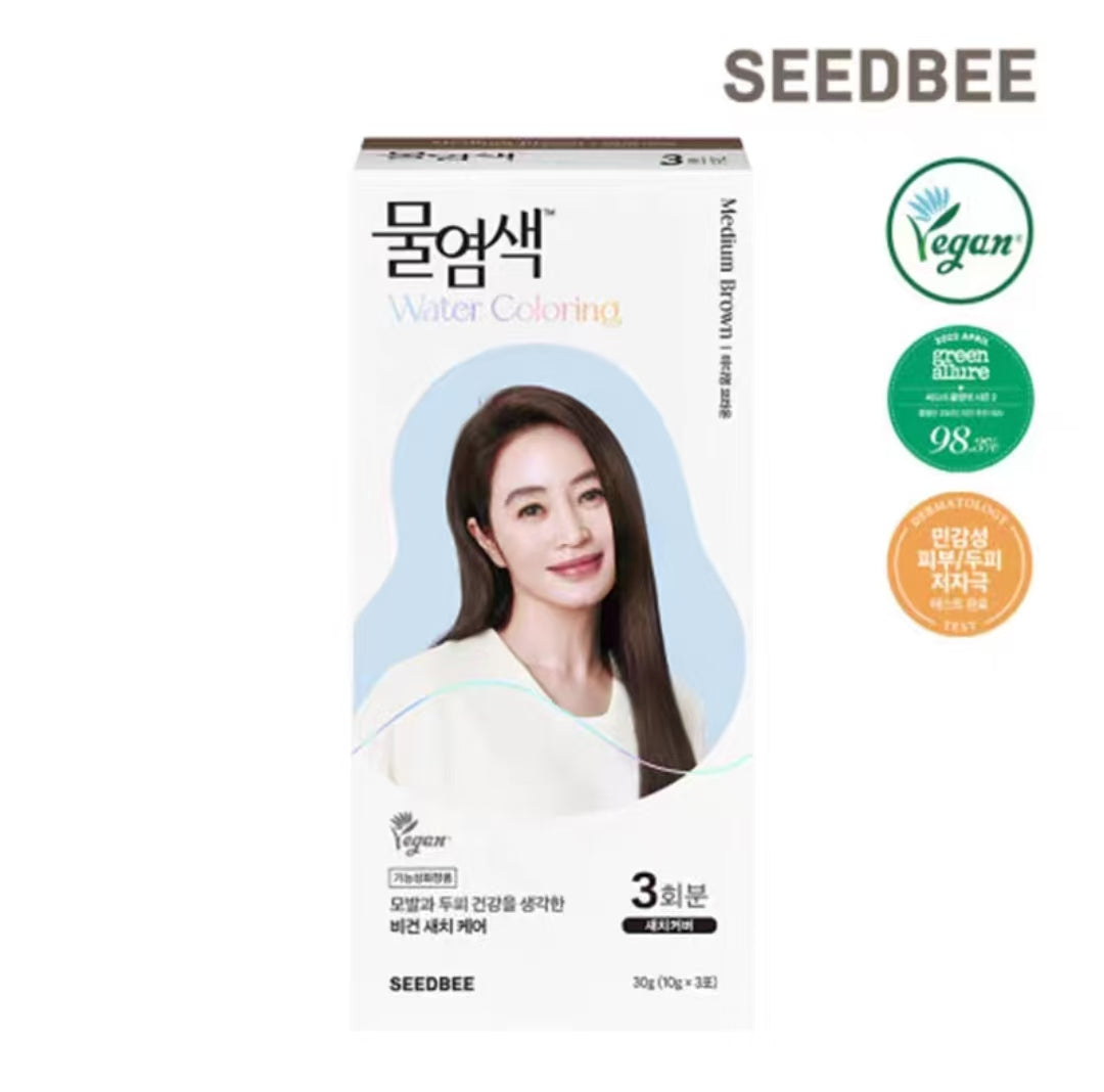 Seedbee-思得蜜-水染发3支-02深棕色