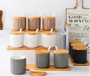 调味料罐套装-3个入(多色)