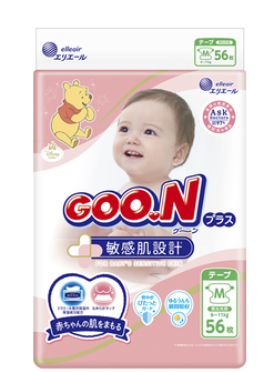 【团购】GOON-PLUS-婴儿纸尿布-M