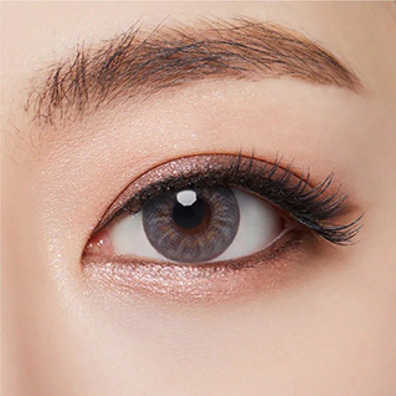 Olens 1-Month Colored Contact Lens Blossom 3Con Gray -7.50