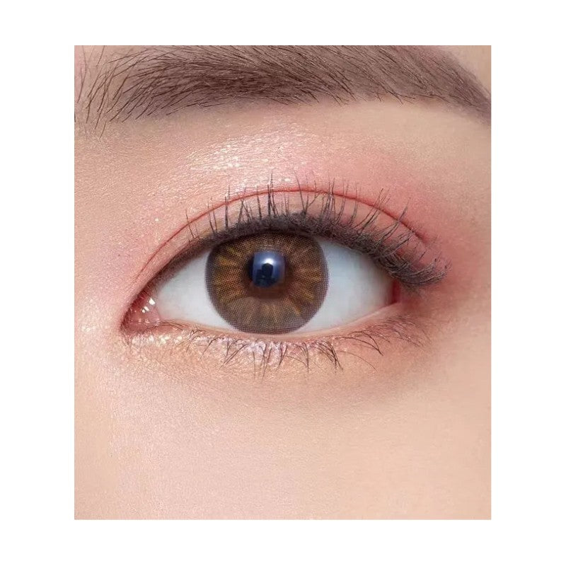 Olens 1-Month Colored Contact Lenses Blossom 3Con Brown -1.00