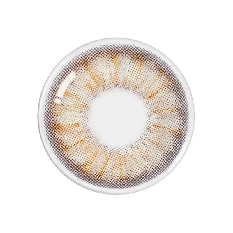 Olens 1-Month Colored Contact Lenses Blossom 3Con Brown -1.00