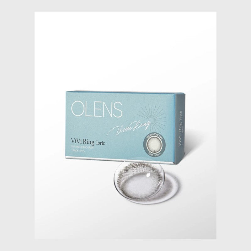 Olens 1 Month Colored Contact Lens ViVi Ring Gray -3.50 2pcs