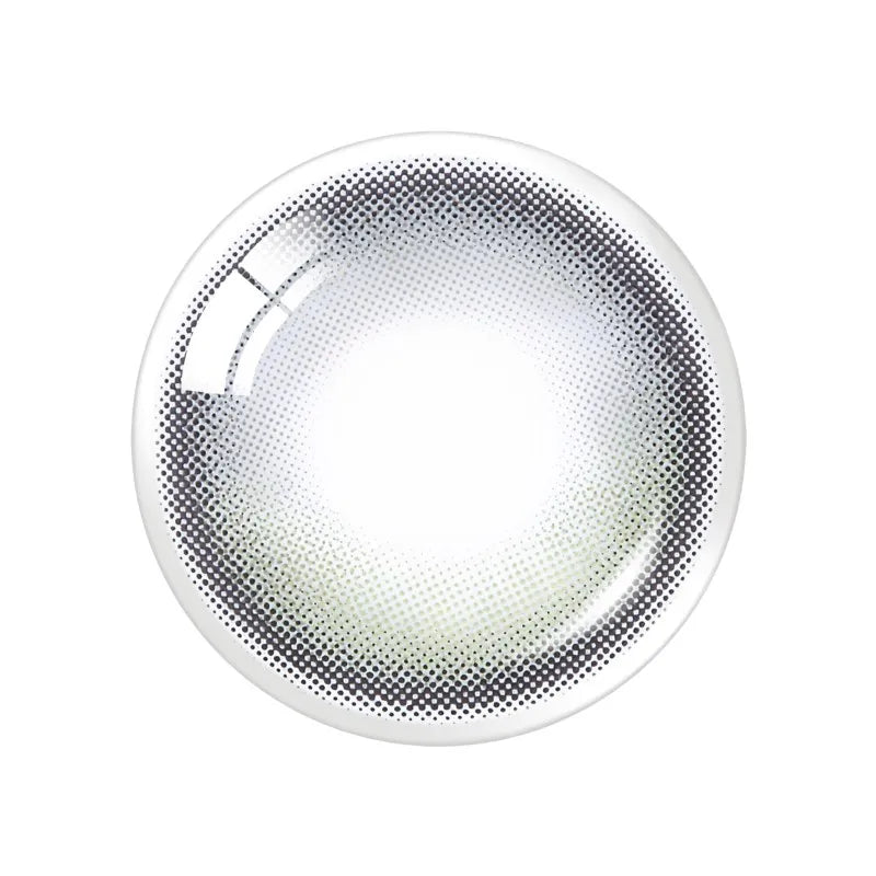 Olens 1 Month Colored Contact Lens Glowy Ash Gray -4.50 2pcs