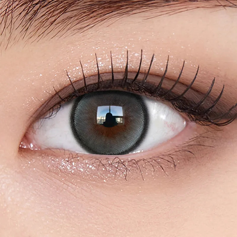 Olens 1 Month Colored Contact Lens Secret Tint Gray -4.50 2pcs