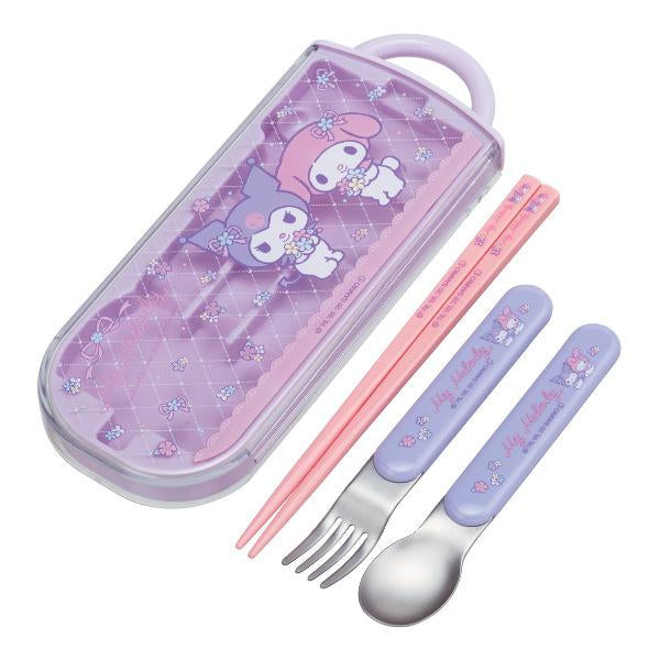 Skater-银离子抗菌可机洗-儿童餐具套装-紫色