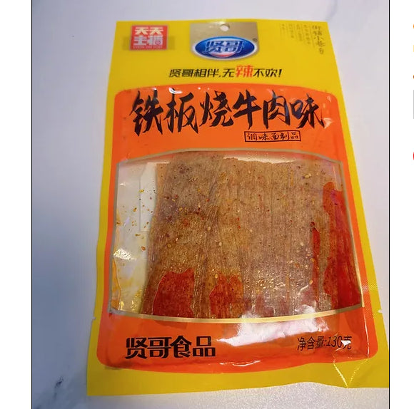 贤哥-面筋-铁板烧牛肉味-130g