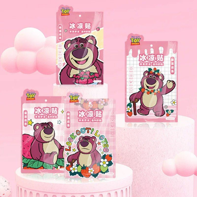 Disney-迪士尼-草莓熊冰凉贴-10片装