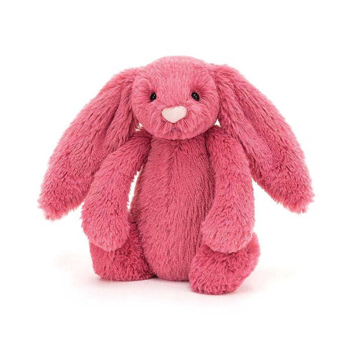 Jellycat-Bashful-Cerise-玫红兔兔-小号