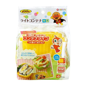 Anpanman-面包超人方型保鲜盒2入-290ml