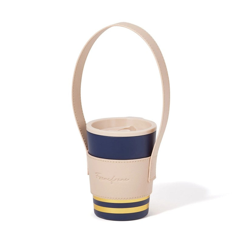 Francfranc Insulated Cup Sleeve Blue White