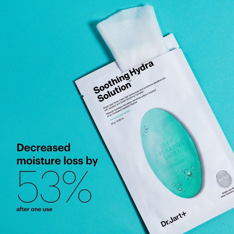 Dr.Jart+ Dermask Water Jet Soothing Hydra Solution Face Mask 5pcs