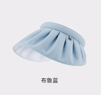 《!Beneunder-蕉下-纭际系列贝壳女士户外防晒空顶帽-布鲁蓝-sc