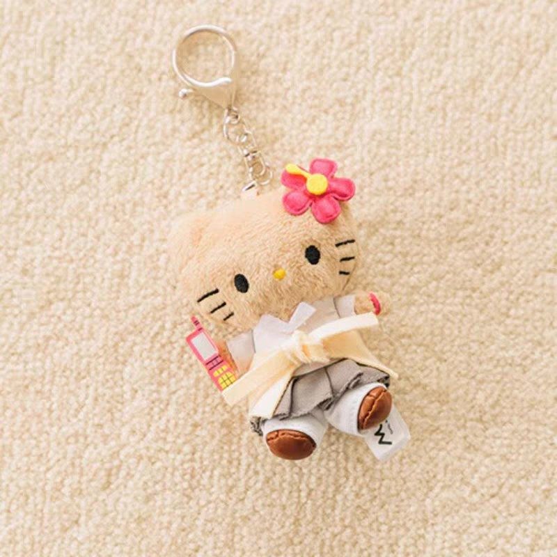Sanrio X Me% Plush Keychain Hello Kitty Pleated Pkirt Phone