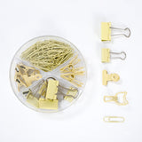 Miss Book Candy Colored Mixed Clips Yellow